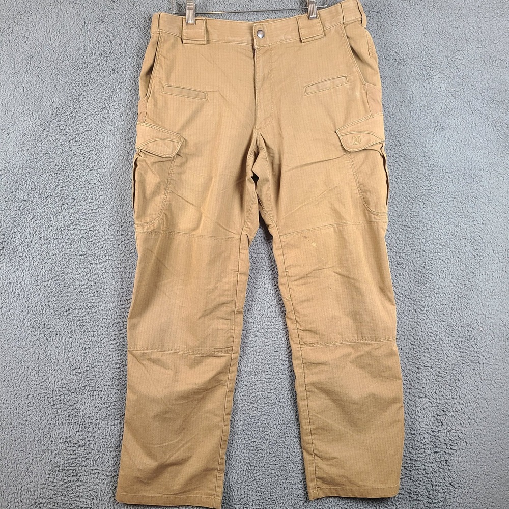 5.11 Tactical Stryke Cargo Pants Mens 34x32 Coyote Tan Ripstop 74369-116